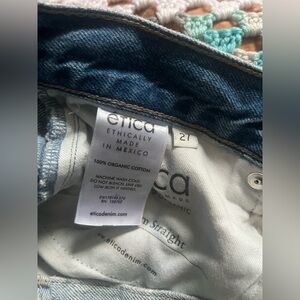 Etica 100% organic cotton jeans